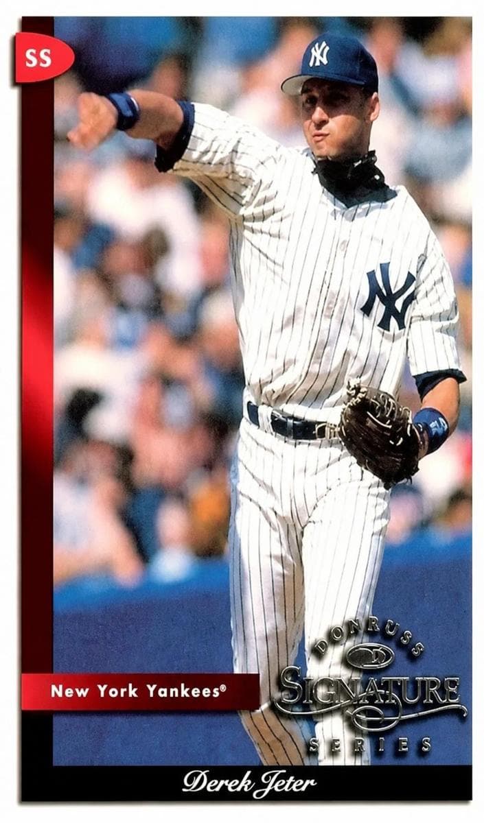 Derek Jeter 1998 panini Donruss Signature