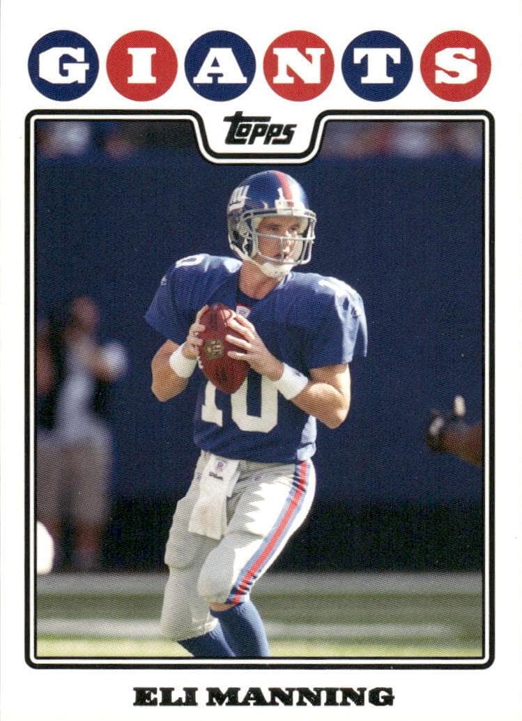 Eli Manning 2008 topps