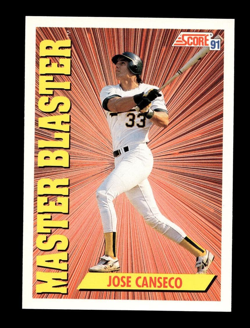 Jose Canseco 1991 panini Score