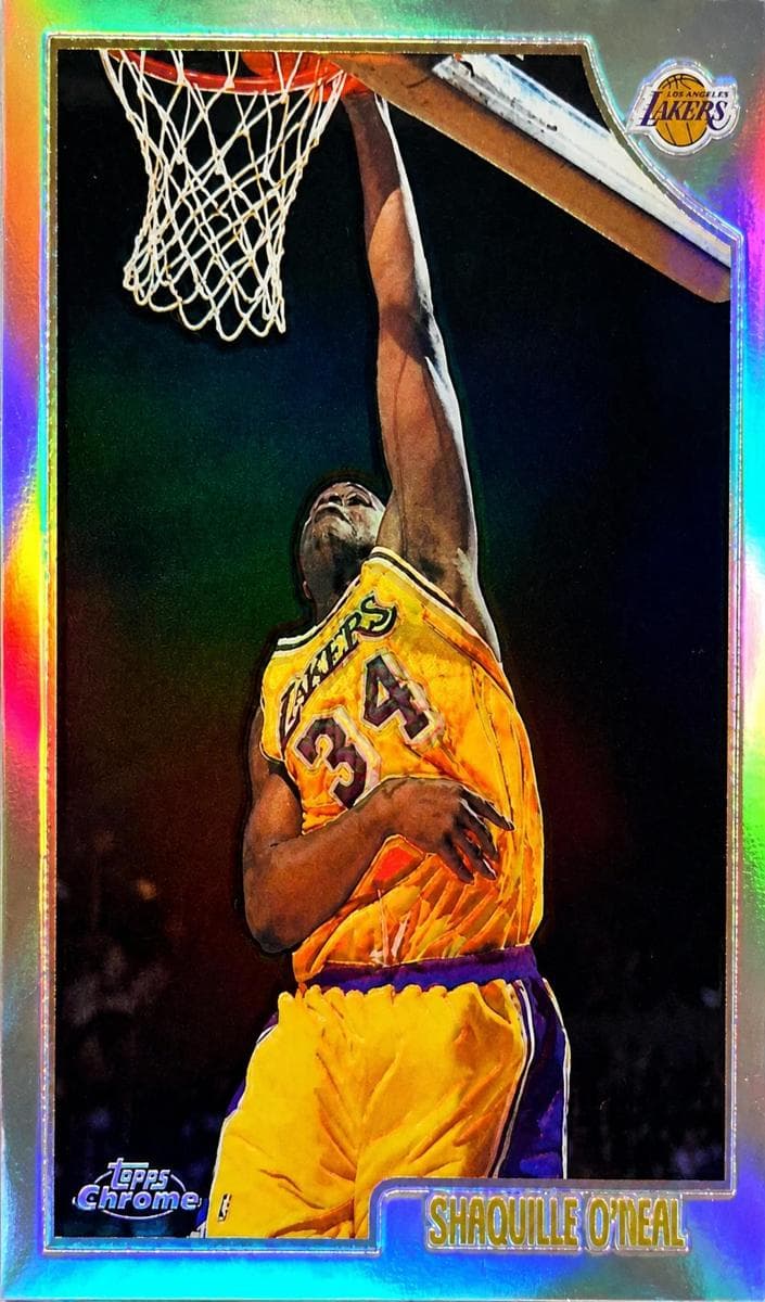 Shaquille O'Neal 1998 topps Topps Chrome