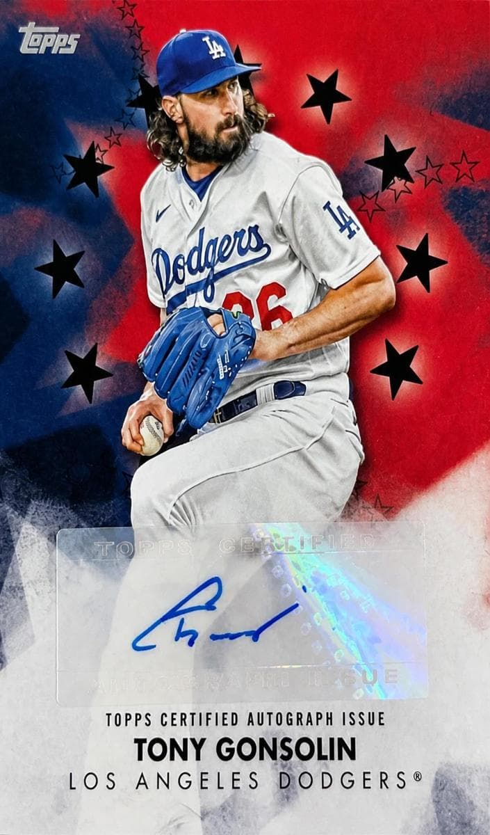 Tony Gonsolin trading card