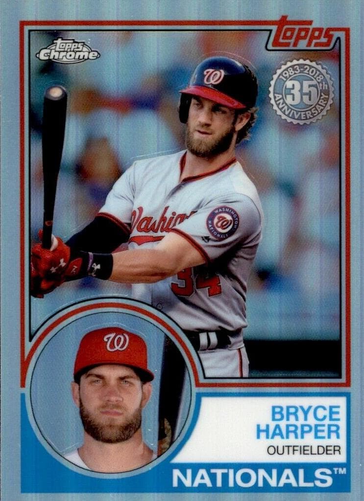 Bryce Harper 2018 topps Topps Chrome