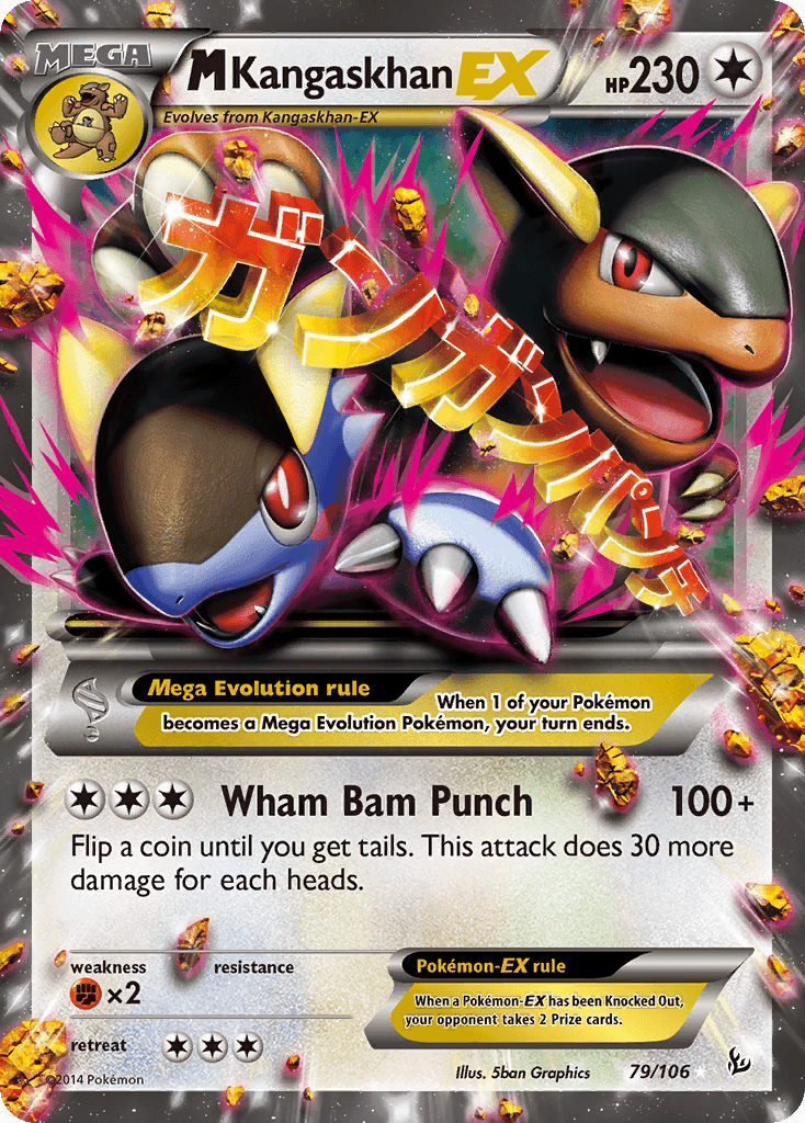 M Kangaskhan EX 2014 Pokemon