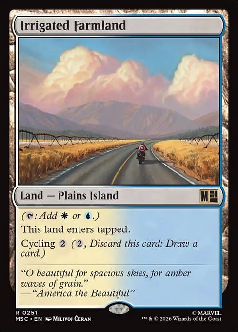 Irrigated Farmland 2025 Magic: The Gathering Aetherdrift Commander
