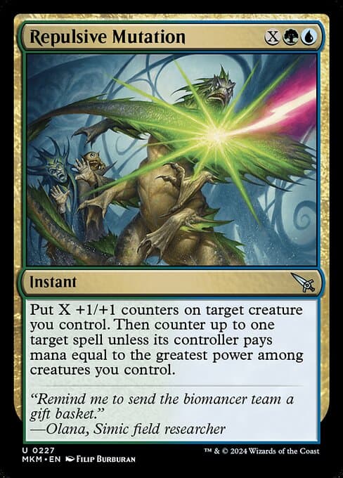 Repulsive Mutation 2024 Magic: The Gathering Murders at Karlov Manor