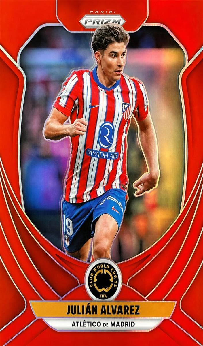 Julián Alvarez trading card