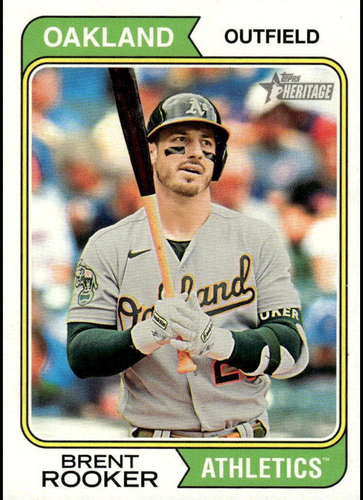 Brent Rooker 2023 topps Topps Heritage