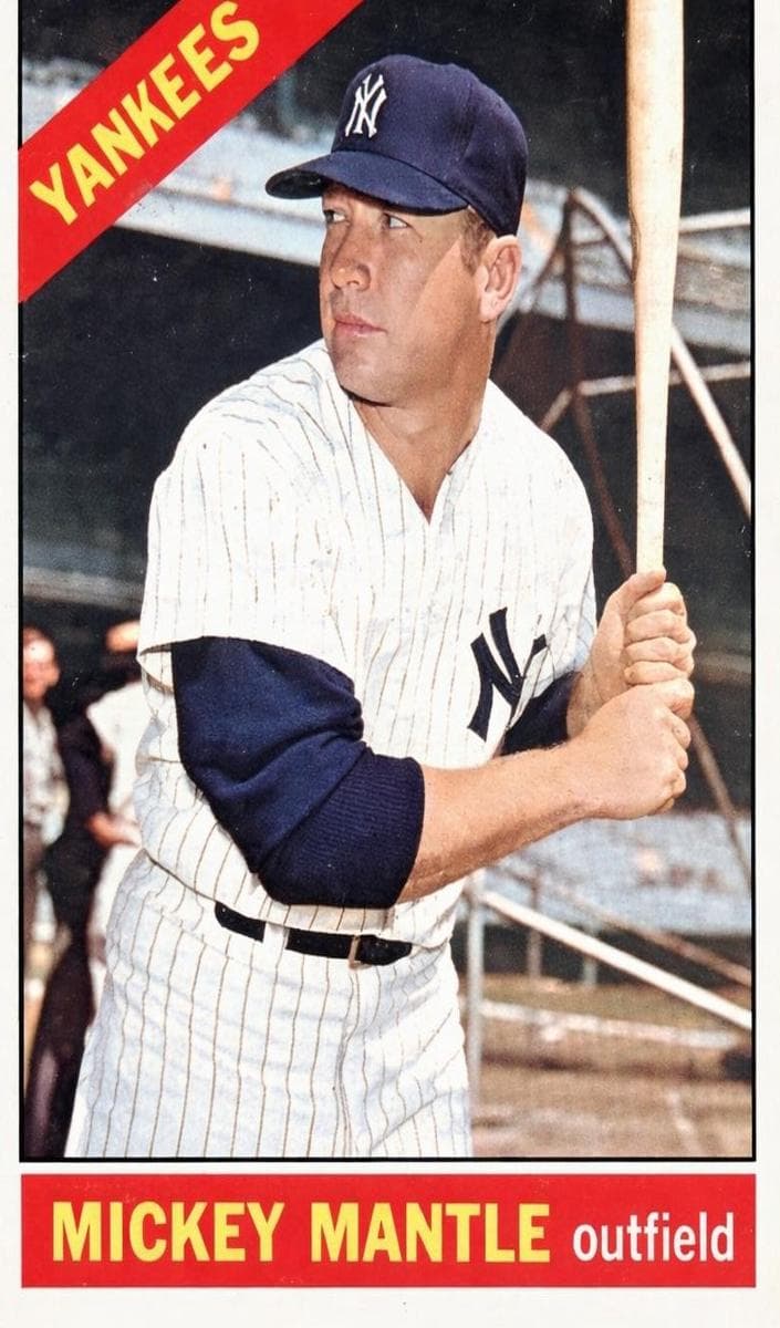 Mickey Mantle 1966 topps O-Pee-Chee