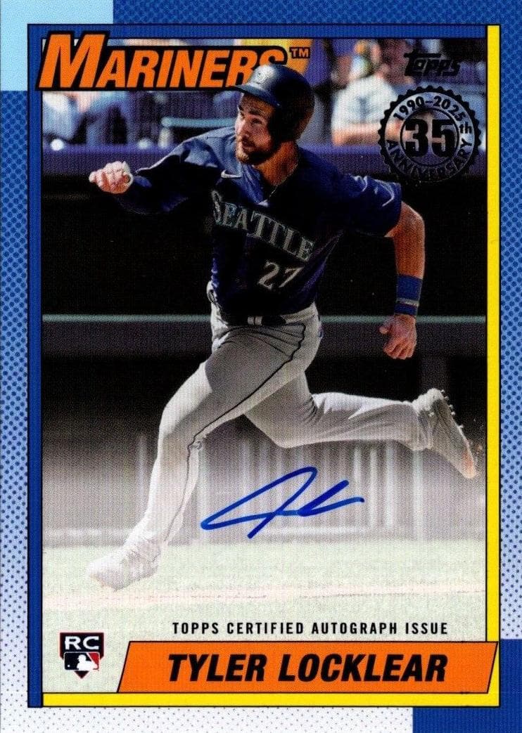 Tyler Locklear 2025 topps Topps