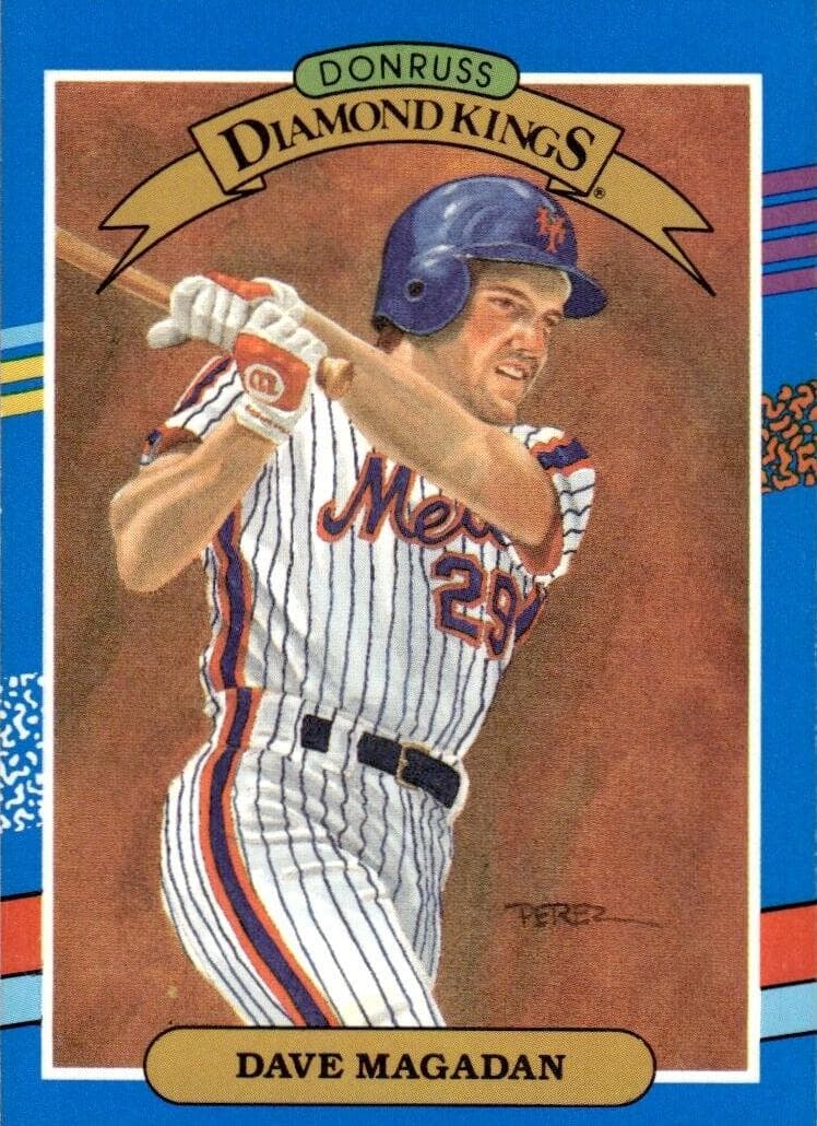 Dave Magadan 1991 panini Donruss