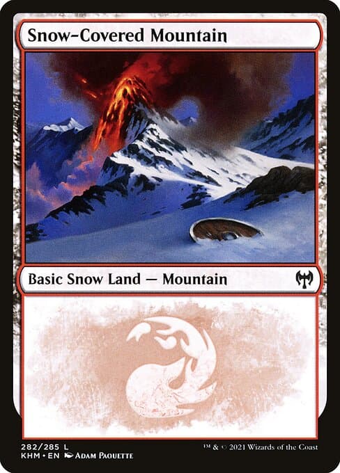 Snow-Covered Mountain 2021 Magic: The Gathering