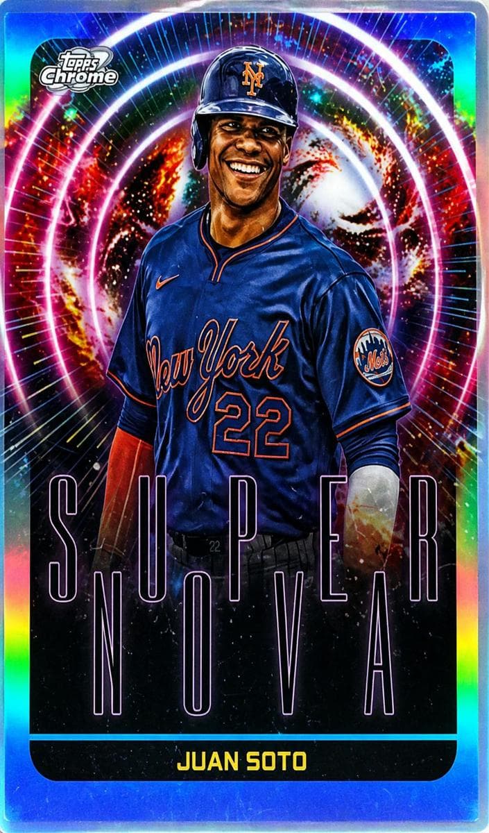 Juan Soto 2025 topps Topps Cosmic Chrome