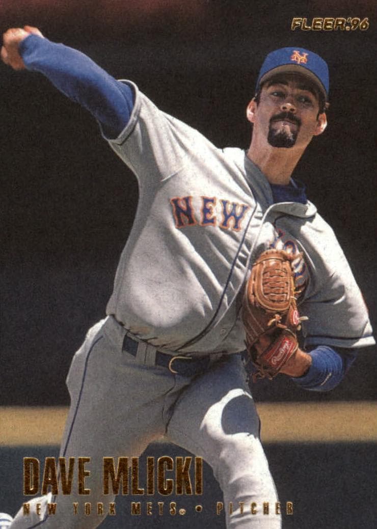 Dave Mlicki 1996 fleer Fleer