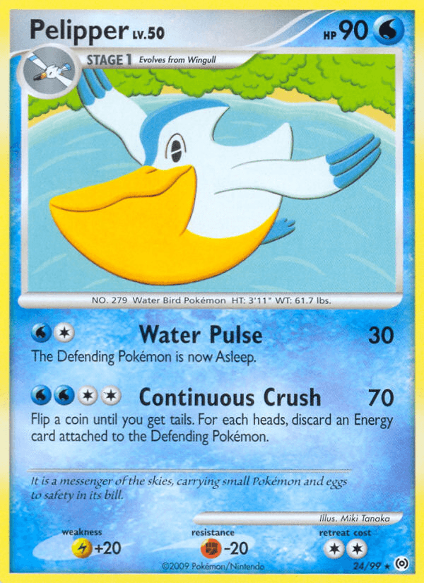 Pelipper 2009 Pokemon Arceus Reverse Holo