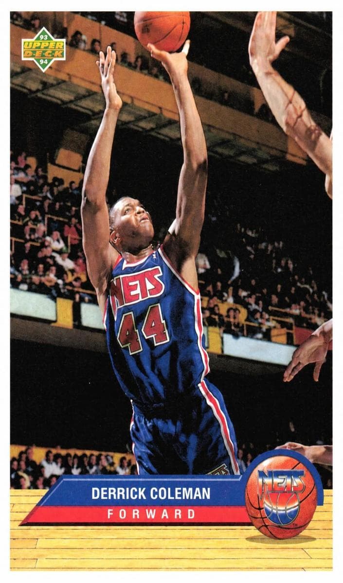 Derrick Coleman 1992 upper-deck Mcdonald's
