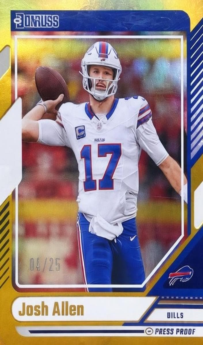 Josh Allen 2024 panini Panini Donruss