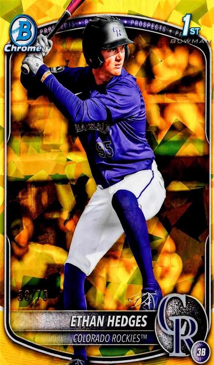 Ethan Hedges trading card
