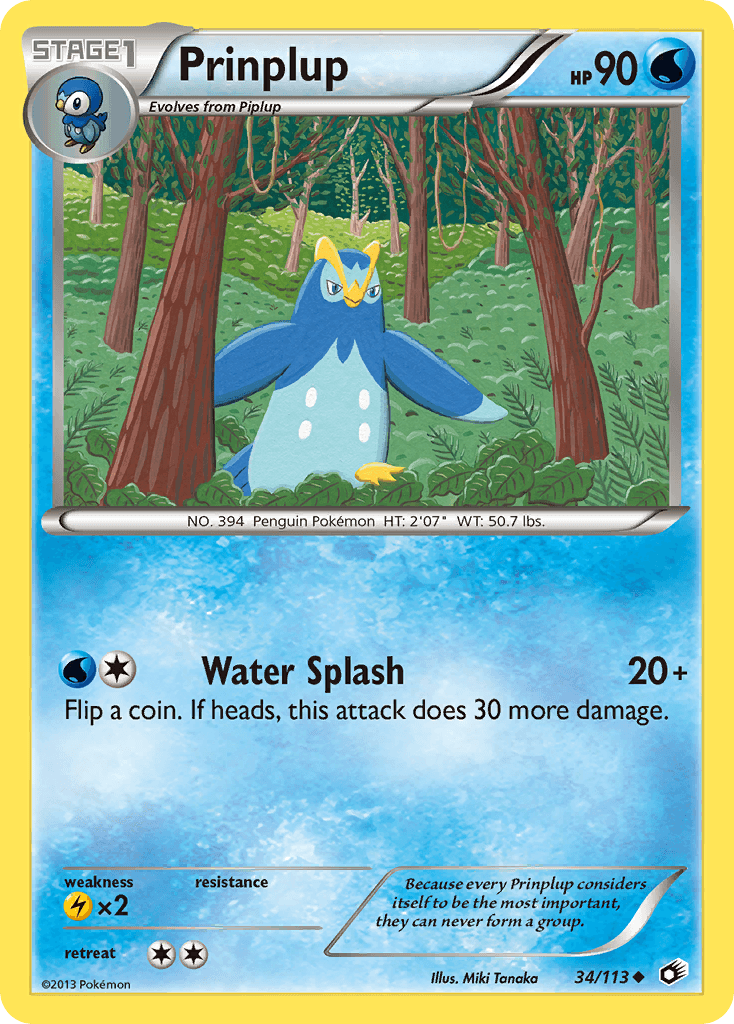 Prinplup 2013 Pokemon Legendary Treasures