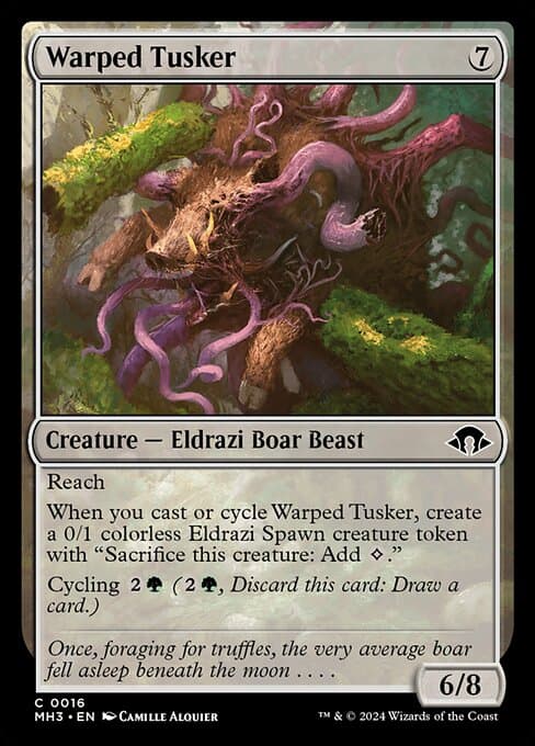 Warped Tusker 2024 Magic: The Gathering Modern Horizons 3