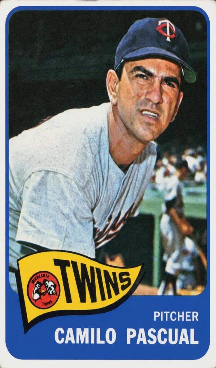 Camilo Pascual 1965 topps