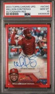 Willson Contreras 2023 topps Topps Chrome Update