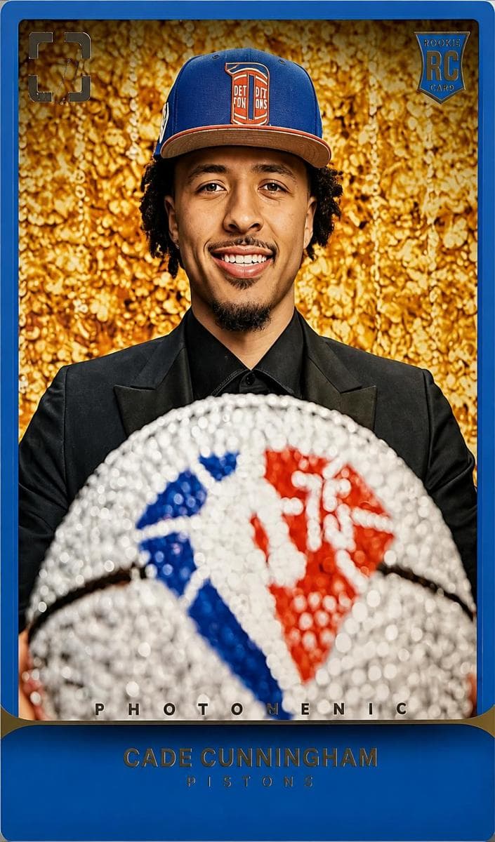 Cade Cunningham 2021 panini Panini Photogenic