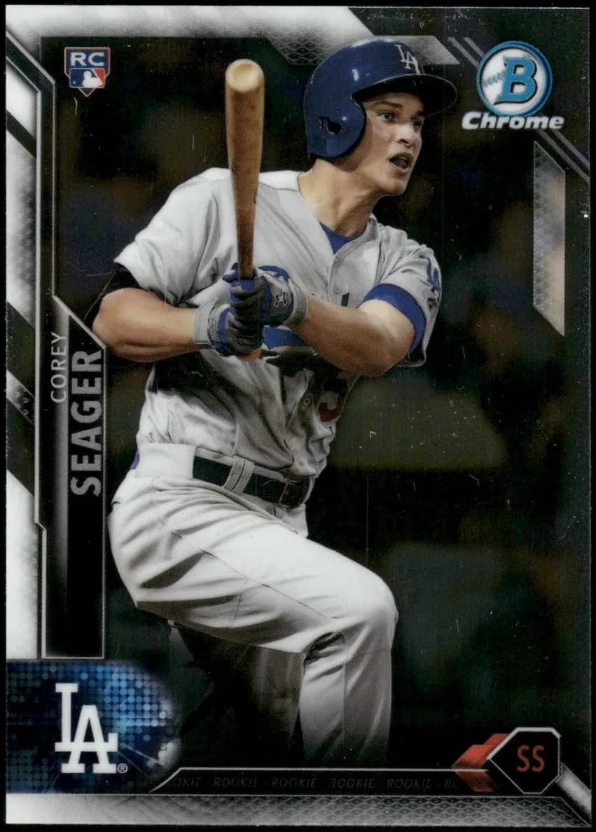 Corey Seager 2016 bowman Bowman Chrome