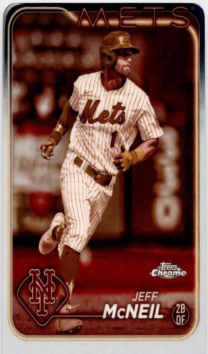 Jeff McNeil 2024 topps Topps Chrome