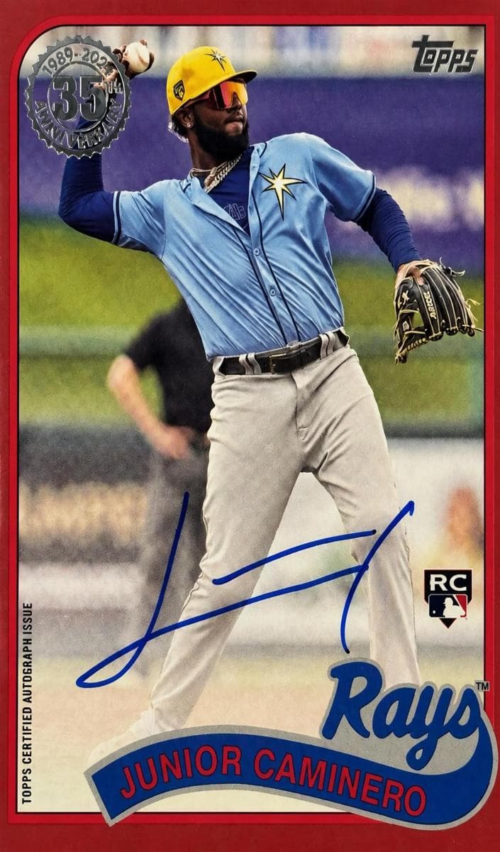 Junior Caminero 2024 topps Topps Update