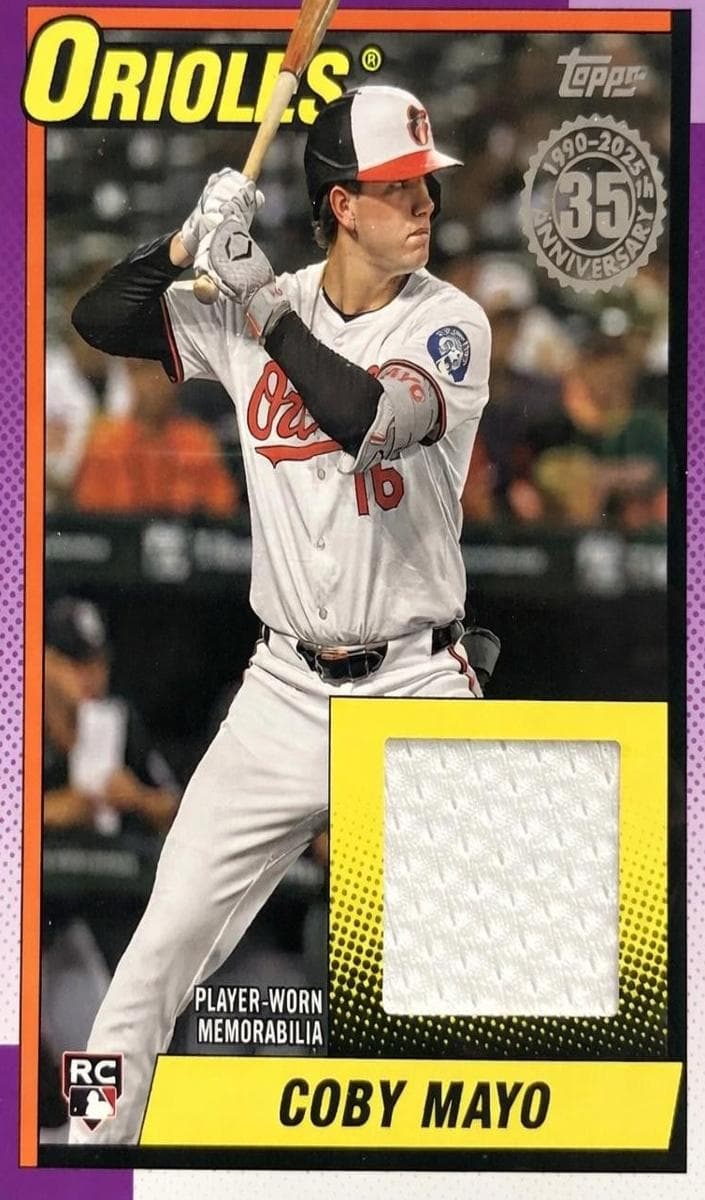 Coby Mayo 2025 topps Topps Update