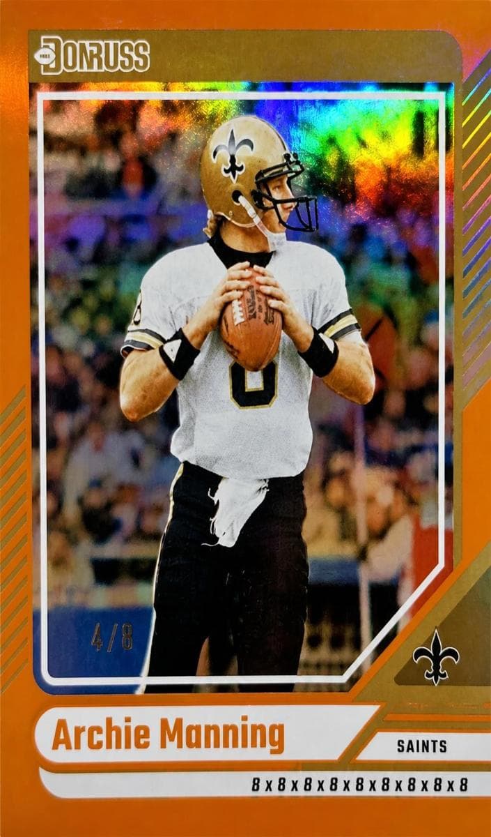 Archie Manning 2024 panini Panini Donruss