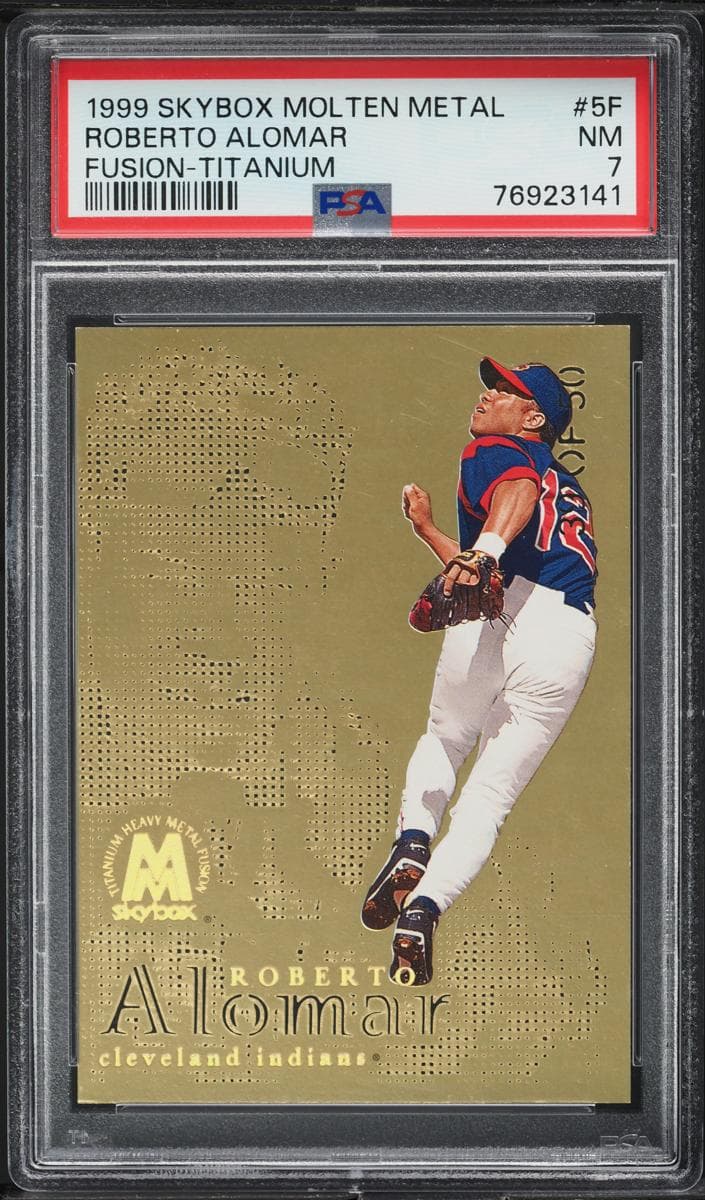 Roberto Alomar 1999 fleer SkyBox Molten Metal