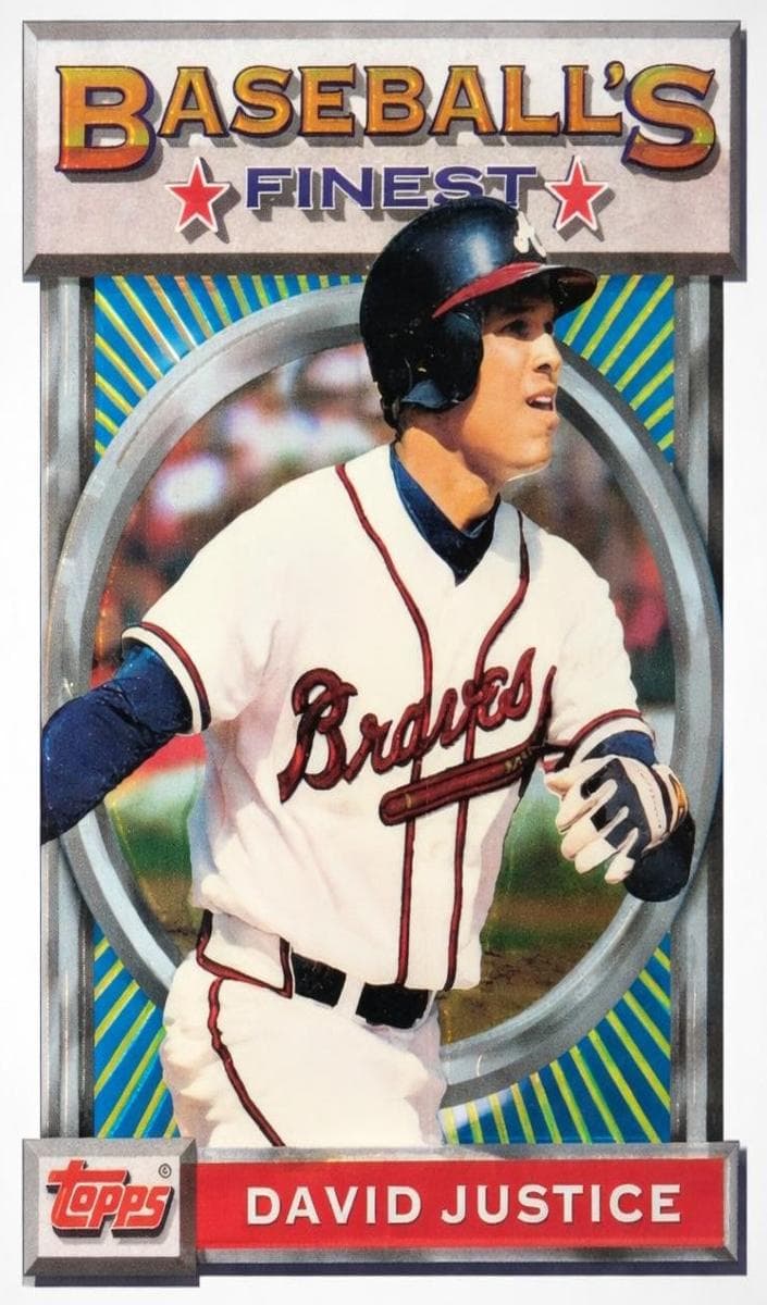 David Justice 1993 unknown