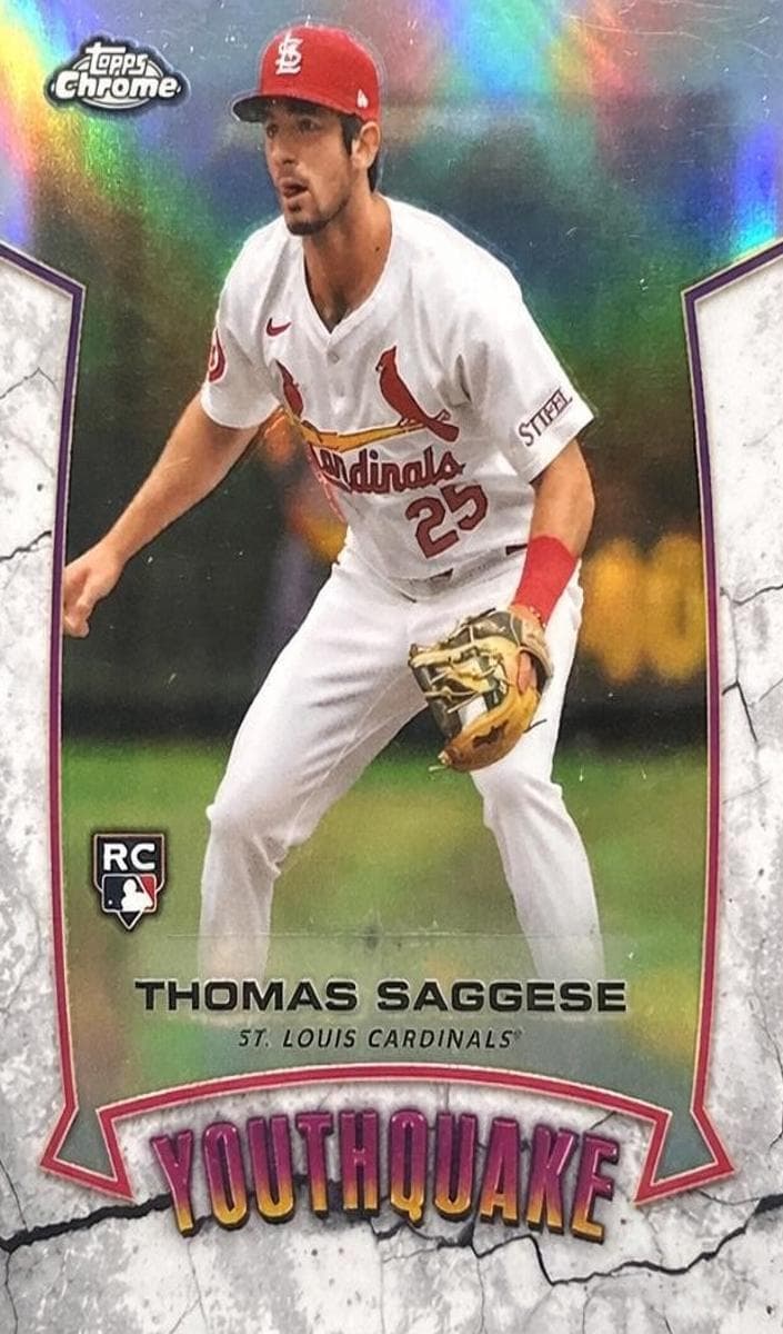 Thomas Saggese 2025 topps Chrome