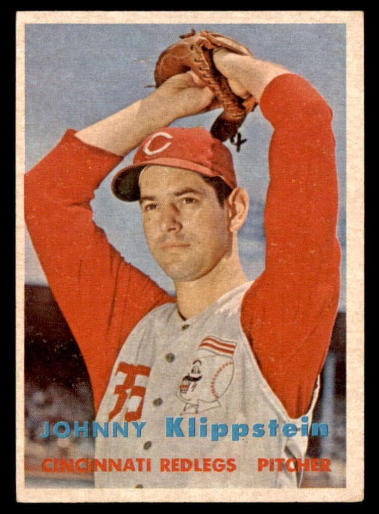 Johnny Klippstein 1957 topps Topps