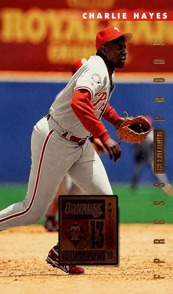Charlie Hayes 1996 panini Donruss