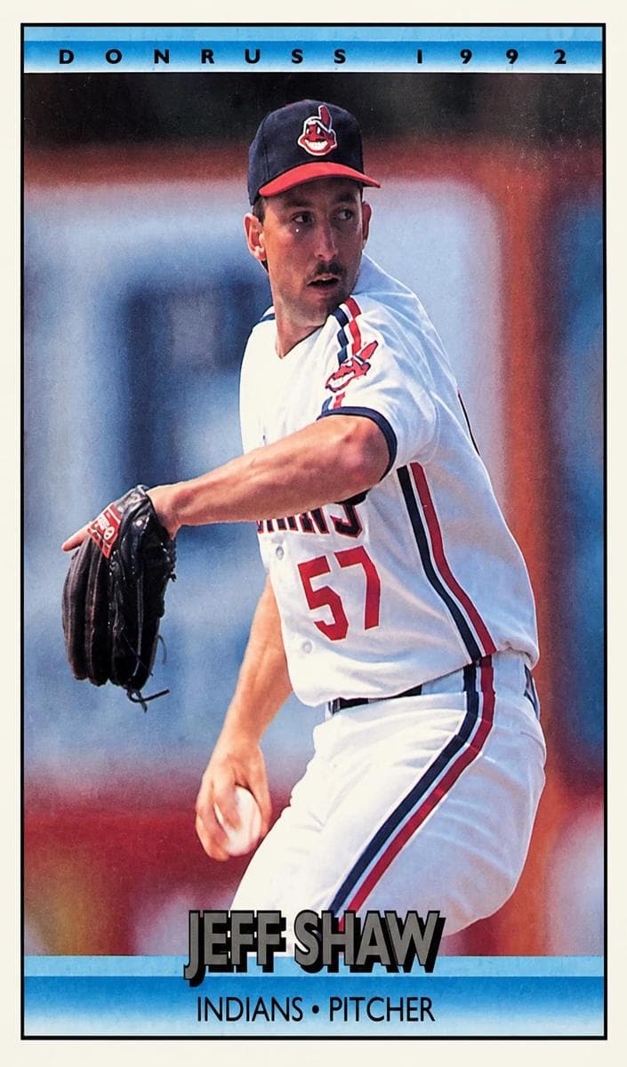 Jeff Shaw 1992 panini Donruss