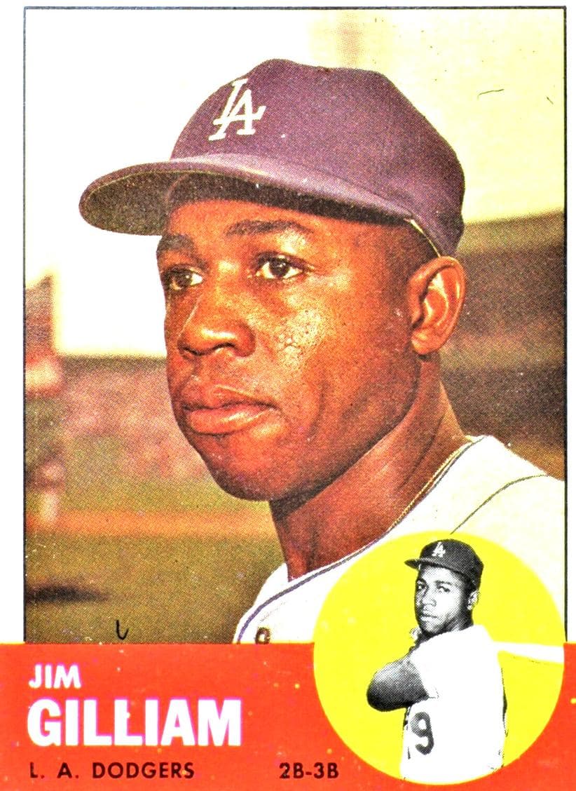 Jim Gilliam 1963 topps Topps