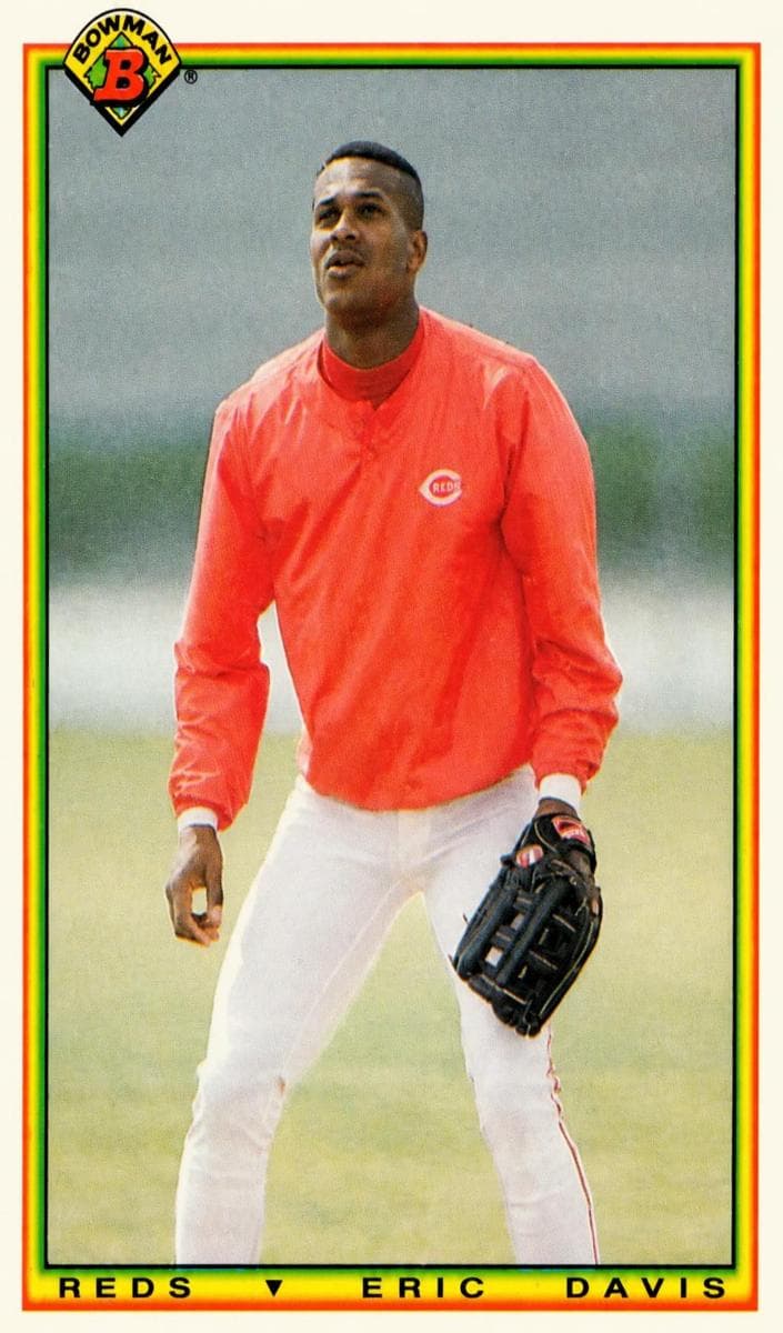 Eric Davis 1990 bowman Bowman