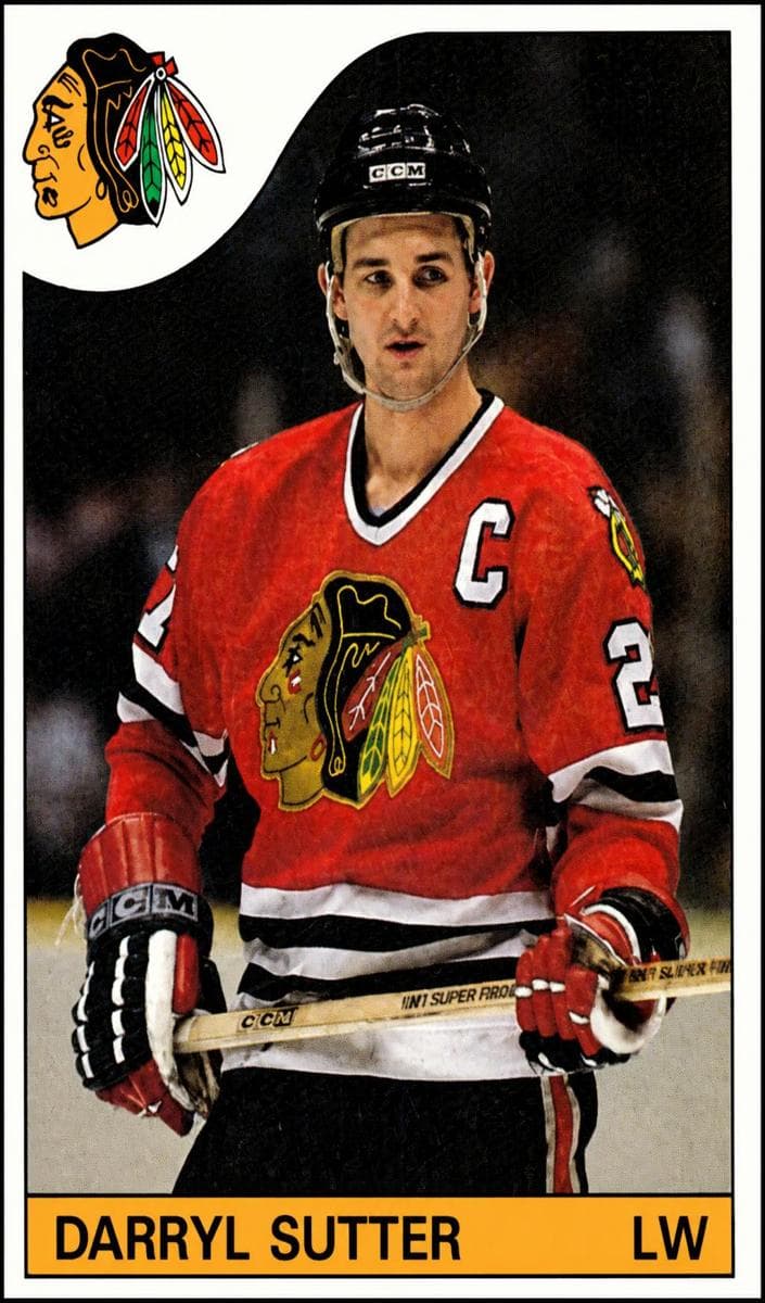 Darryl Sutter trading card