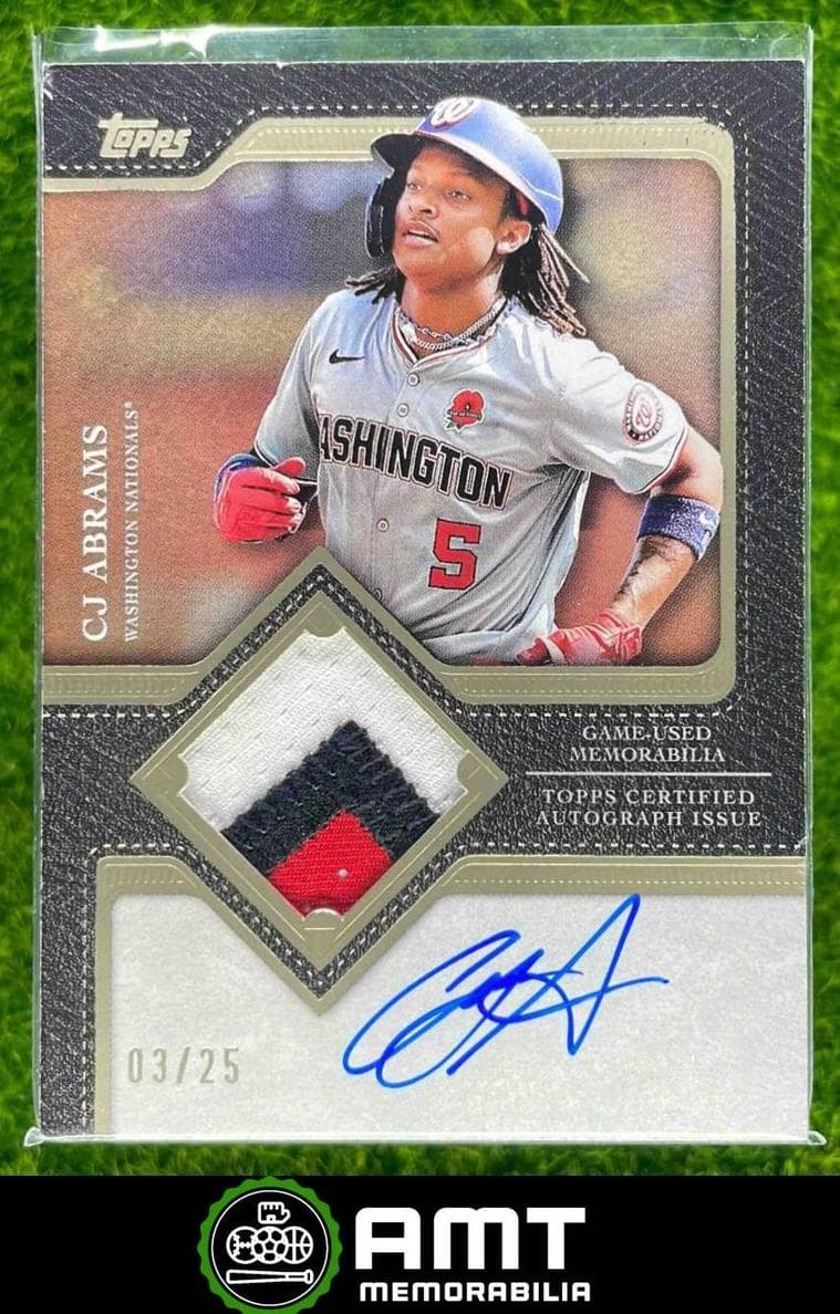 CJ Abrams 2025 topps Topps
