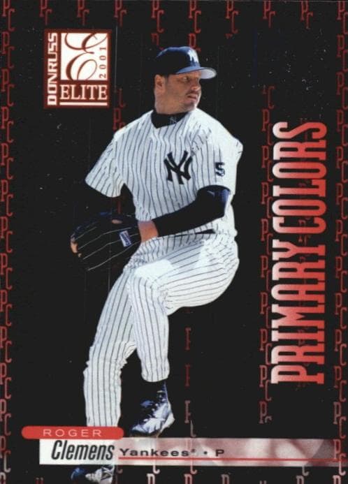 Roger Clemens 2001 panini