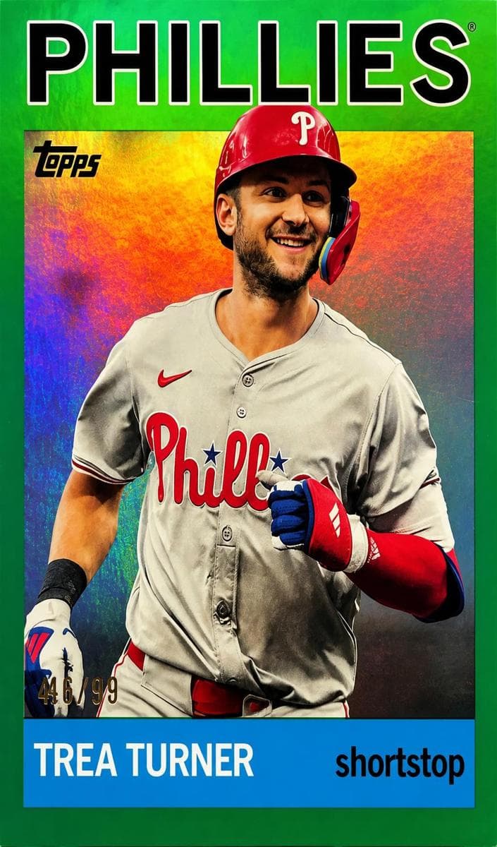 Trea Turner 2025 topps Topps Archives