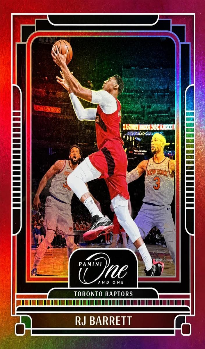 RJ Barrett 2024 panini Panini One and One