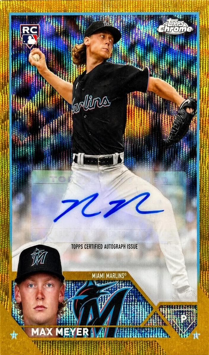 Max Meyer 2023 topps Topps Chrome Update