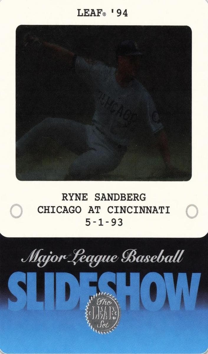 Ryne Sandberg 1994 leaf Leaf