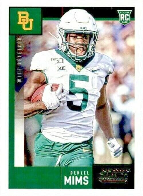 Denzel Mims 2020 panini Score