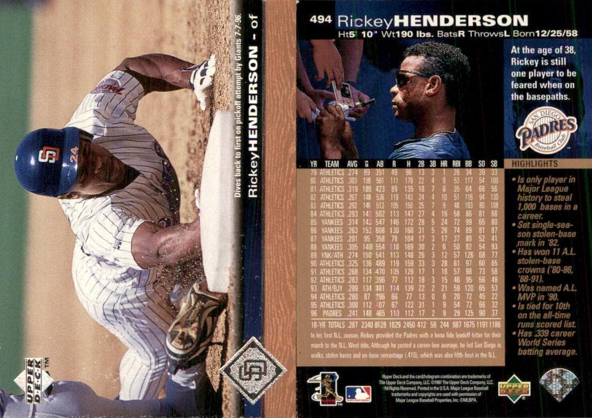 Rickey Henderson #494
