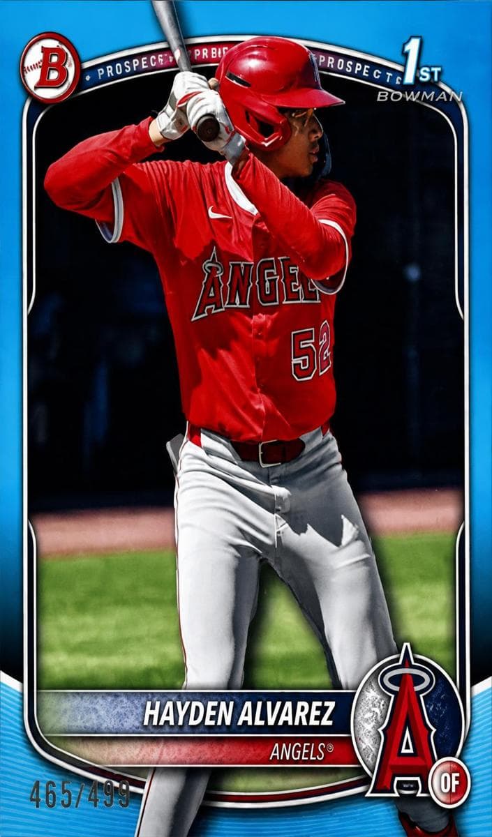 Hayden Alvarez 2025 bowman Bowman