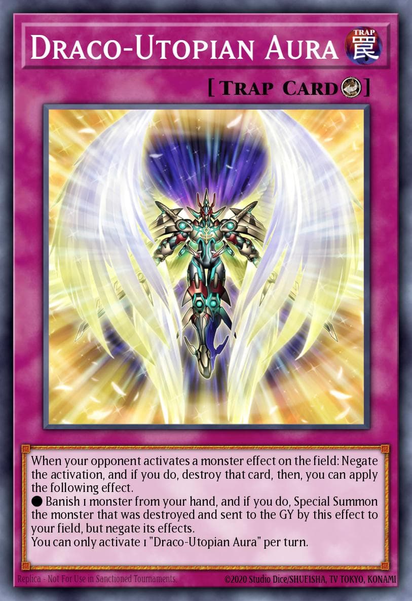 Draco-Utopian Aura 2022 Yu-Gi-Oh! Power Of The Elements